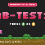 Pixelart-Spielgrafik zu AB-Tests, Blogserie.