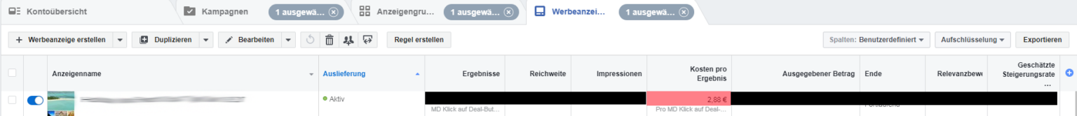 Online-Werbeanzeigen-Management-Dashboard.
